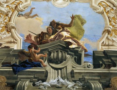 Gerechtigkeit lässt Harmonie triumphieren von Giambattista Tiepolo