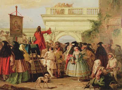 Der Scharlatan von Giovanni Domenico Tiepolo
