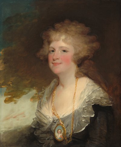 Sarah Shippen Lea (Frau Thomas Lea) von Gilbert Stuart