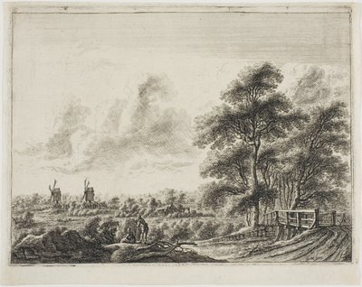 Landschaft mit kleiner Brücke von Gillis Neyts