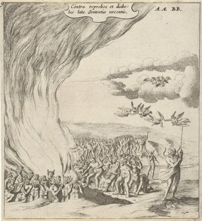 Verdammte in die Hölle geführt von Gillis van Scheyndel (I)