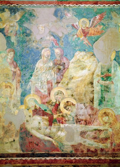 Die Beweinung Christi, ca. 1290er von Giotto di Bondone
