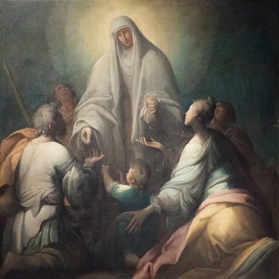Madonna verteilt Almosen von Giovanni (1575 1655) Donducci