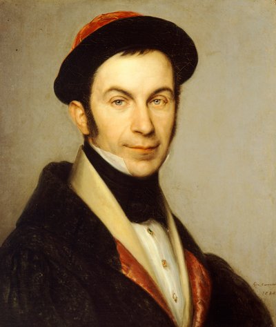 Porträt von Guglielmo Lochis von Giovanni Carnovali