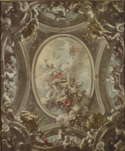 Eine Allegorie der Morgenröte, 1736-37 von Giovanni Antonio Pellegrini