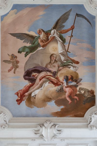Die Zeit entdeckt die Wahrheit von Giovanni Battista Tiepolo