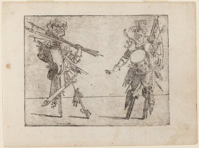 Aus "Bizzarie di varie Figure" von Giovanni Battista Bracelli