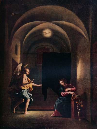 Die Verkündigung, ca. 1625-1630 von Giovanni Battista Caracciolo