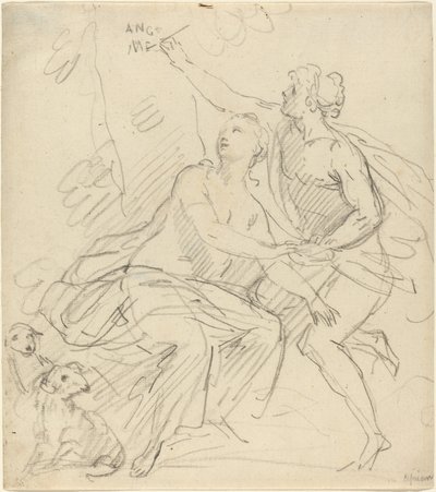 Angelica und Medoro von Giovanni Battista Cipriani