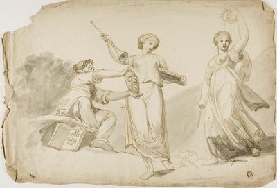 Thalia, Clio und Melpomene von Giovanni Battista Cipriani