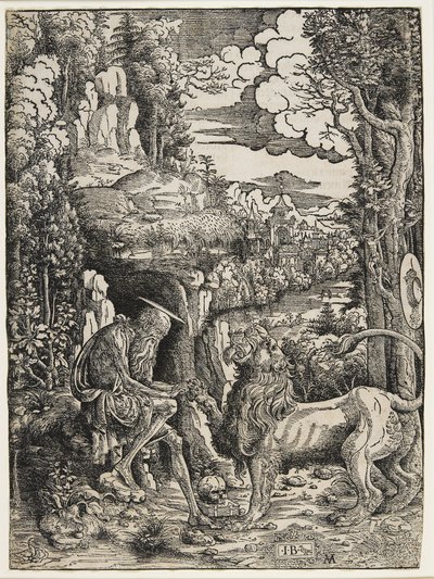 Heiliger Hieronymus und der Löwe, ca. 1509 von Giovanni Battista Palumba