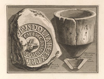 Die Ruinen des Schlosses von Giovanni Battista Piranesi