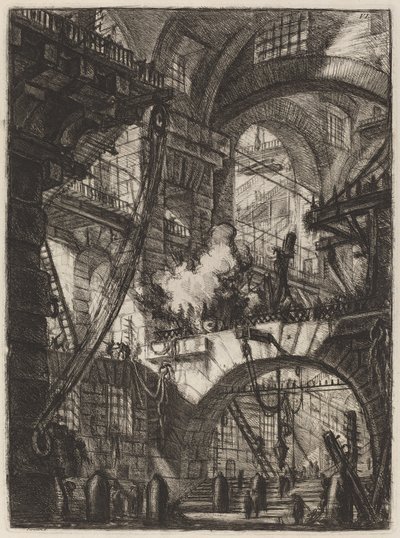 Das rauchende Feuer von Giovanni Battista Piranesi
