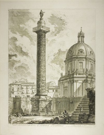 Trajanssäule, aus Ansichten von Rom von Giovanni Battista Piranesi