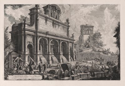 Ansicht des Castello dell von Giovanni Battista Piranesi