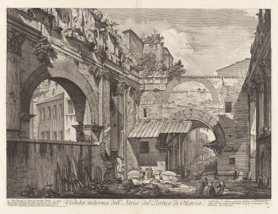 Innere Ansicht von von Giovanni Battista Piranesi