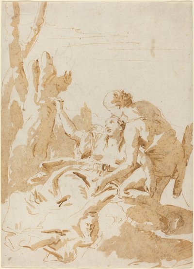 Angelica und Medoro von Giovanni Battista Tiepolo