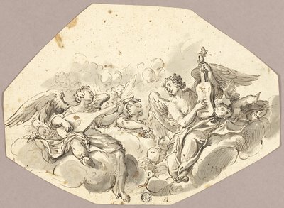 Musizierende Engel von Giovanni Battista Tiepolo
