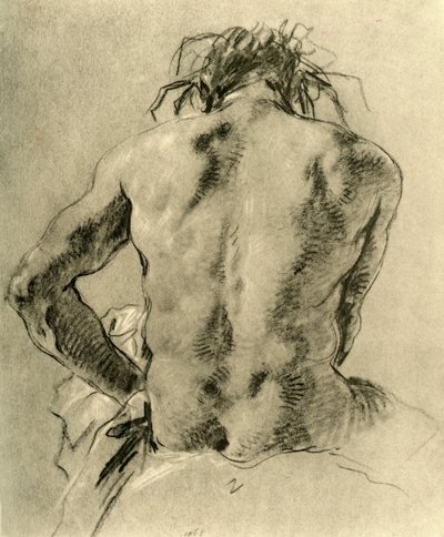 Nackter Rücken, 1751, 1928 von Giovanni Battista Tiepolo