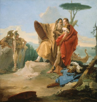 Rinaldo und der Magier von Ascalon von Giovanni Battista Tiepolo