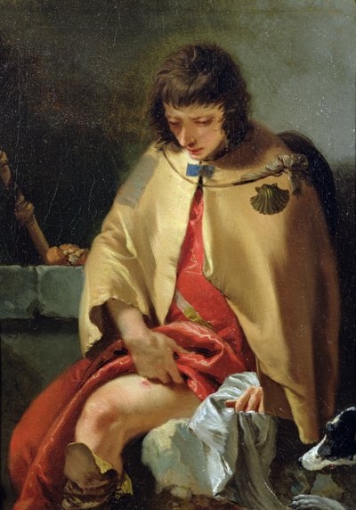 St. Rochus, ca. 1730-35 von Giovanni Battista Tiepolo