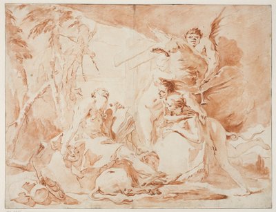 Die Versuchungen des Heiligen Hieronymus von Giovanni Battista Tiepolo