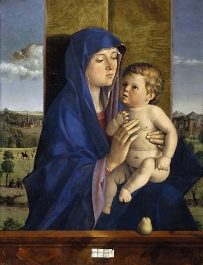 Madonna mit Kind, ca. 1485 von Giovanni Bellini