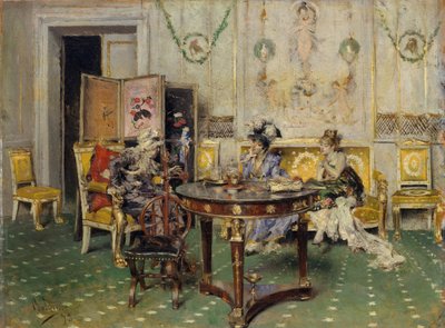 Klatsch, 1873 von Giovanni Boldini