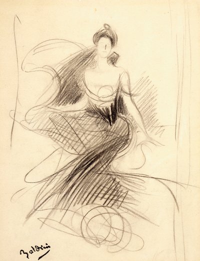 Porträt von Madame X von Giovanni Boldini