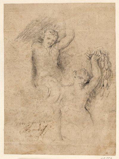 Eine Nereide und ein Satyr von Giovanni Coli