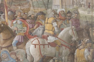 Kreuzigung, 1495 (Detail) von Giovanni Donato Montorfano