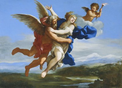 Boreas entführt Oreithya von Giovanni Francesco Romanelli