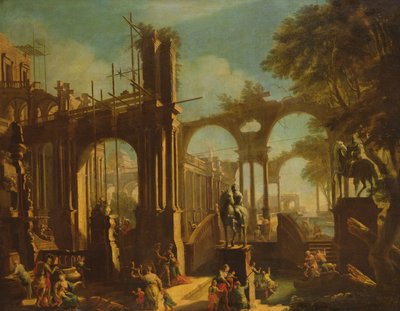Ruinen der Caracalla-Thermen von Giovanni Ghisolfi
