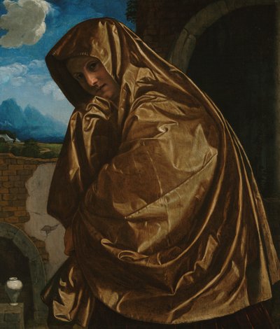 Heilige Maria Magdalena am Grab von Giovanni Girolamo Savoldo