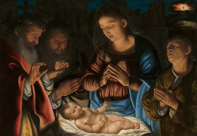 Die Anbetung der Hirten von Giovanni Girolamo Savoldo