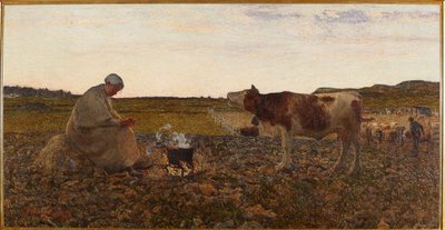 Die traurige Stunde von Giovanni Segantini