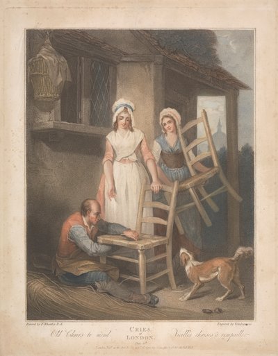 Alte Stühle zu reparieren von Giovanni Vendramini