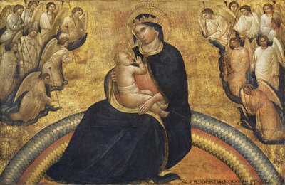 Madonna mit Kind und Engeln von Giovanni da Bologna