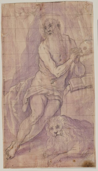 Der heilige Hieronymus in der Wildnis von Giovanni de Vecchi