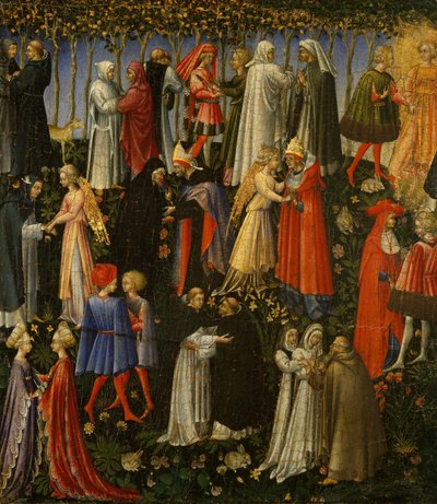 Paradies, 1445 von Giovanni di Paolo