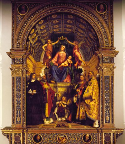 Madonna und Heilige von Girolamo Romanino