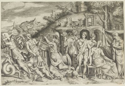 Jason und Medea von Giulio Bonasone