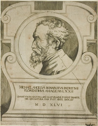 Michelangelo von Giulio Bonasone