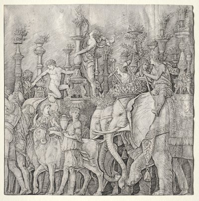 Die Triumphe Caesars: Die Elefanten von Giulio Campagnola