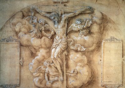 Die Kreuzigung, 1547 von Giulio Campi