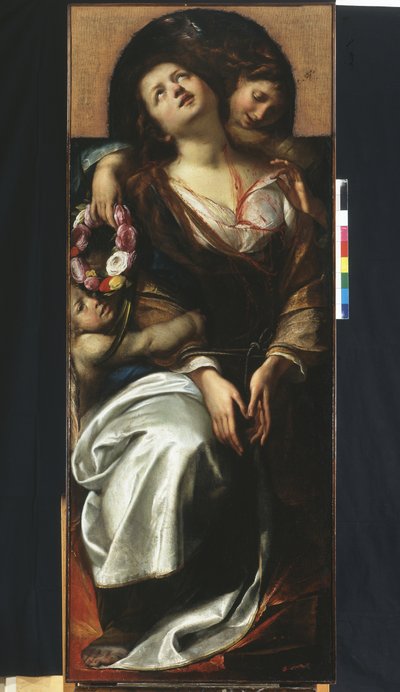 St. Cäcilia mit zwei Engeln von Giulio Cesare Procaccini