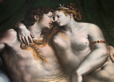 Liebesszene von Giulio Romano