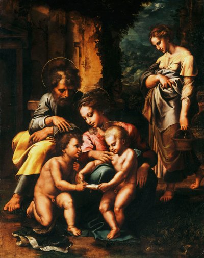 Die Spinola-Heilige Familie von Giulio Romano