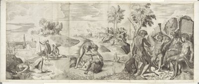 Apollo und Marsyas von Giulio Sanuto