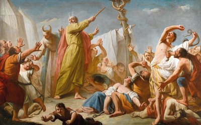 Moses und die eherne Schlange, ca. 1770 von Giuseppe Angeli